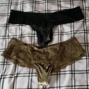 2 VS Thong Panties